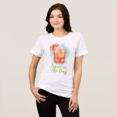T-shirt En Tri-matière Squeeze Day - Watermelon Lemonade été (Recto plein)