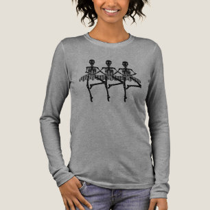 T-shirt En Tri-matière Squelettes de ballerine dansant drôlement Hallowee