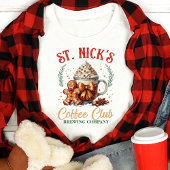 T-shirt En Tri-matière St. Nick's Coffee Club Gingerpain Noël