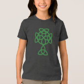 T-shirt En Tri-matière St. Patrick Celtic Cross | Trinity Knot & Quote (Recto)