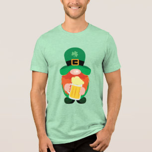 T-shirt En Tri-matière St Patrick’s Day Gnome avec bière