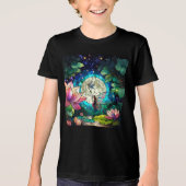 T-shirt En Tri-matière Stained Glass Little Fairy With Dragonfly (Recto)