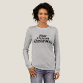 T-shirt En Tri-matière Star Ocean Classroom Retro Stacked Typography Long (Recto complet)