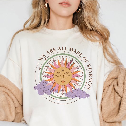 T-shirt En Tri-matière Stardust Retro Boho Sun