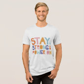 T-shirt En Tri-matière Stay Strong & Power On T-Shirt (Recto plein)