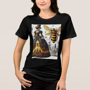 T-shirt En Tri-matière Steampunk Vintage Victorian Queen Bee Gown