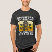 T-shirt En Tri-matière STEM Gym, Engineer's Workout, Calibrated Strength (Recto)