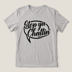 T-shirt En Tri-matière Stop Ya Chattin' Manchester Slang Débardeur