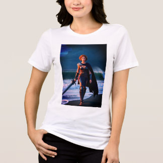 T-shirt En Tri-matière Stormy Elegance Girl and Waves