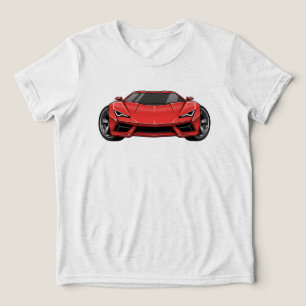 T-shirt En Tri-matière Style de voiture Toon