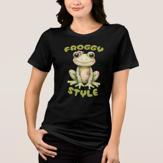 T-shirt En Tri-matière Style Froggy - Grenouille élégante et douce