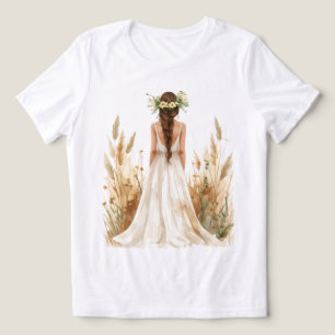 T-shirt En Tri-matière [Style] Nuptial [Produit] Mariage Cadeau Élégant d