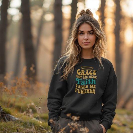 T-shirt En Tri-matière Style rétro Grace and Faith design