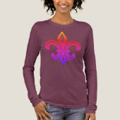 T-shirt En Tri-matière "Stylized Fleur-de-lis" T-Shirt (Recto)