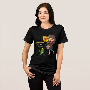 T-shirt En Tri-matière Sunflower Girl et Frog Prince