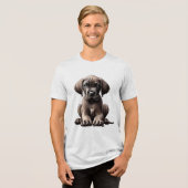 T-shirt En Tri-matière Super Chiot Danse (Recto plein)