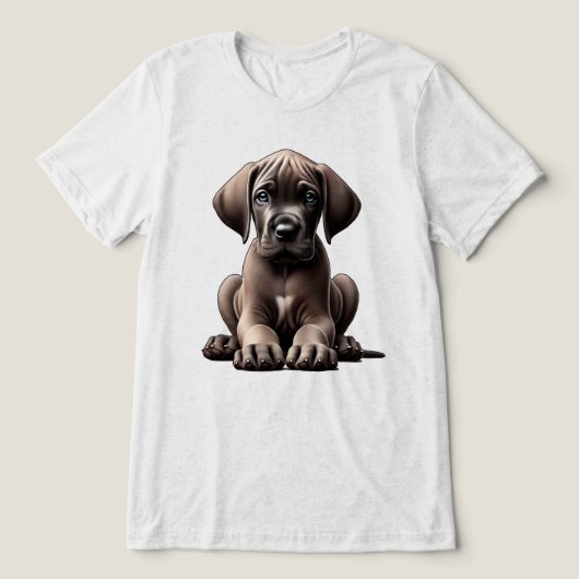 T-shirt En Tri-matière Super Chiot Danse (Design Recto)