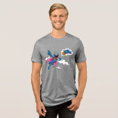 T-shirt En Tri-matière Super Grover vintage (Recto plein)