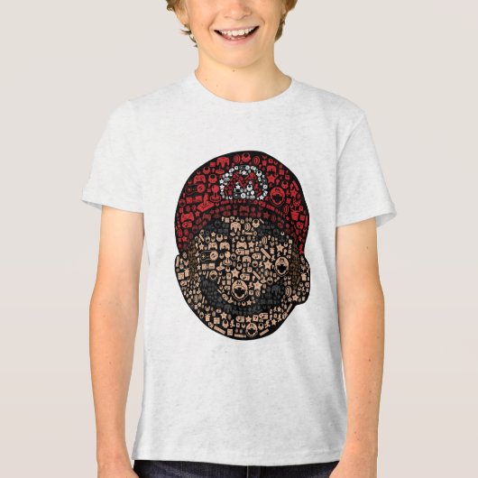 T-shirt En Tri-matière     super Mario design  (Recto)