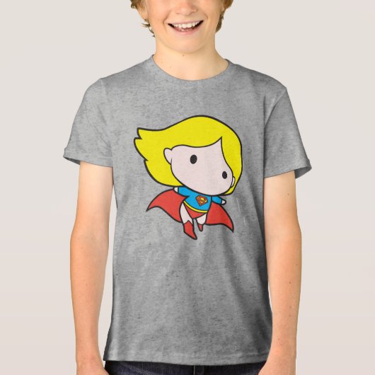 T-shirt En Tri-matière Superfille Chibi à deux côtés (Recto)