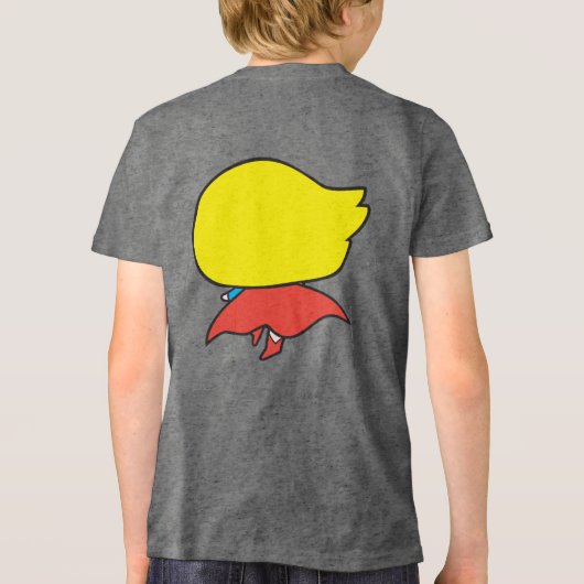 T-shirt En Tri-matière Superfille Chibi à deux côtés (Verso)