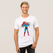 T-shirt En Tri-matière Superman brise les chaînes (Recto plein)