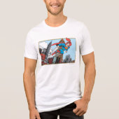 T-shirt En Tri-matière Superman et gratte-ciels (Recto)