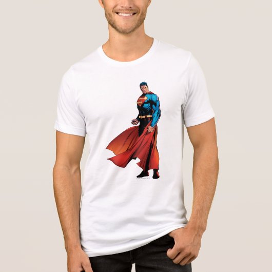 T-shirt En Tri-matière Superman regarde devant (Recto)