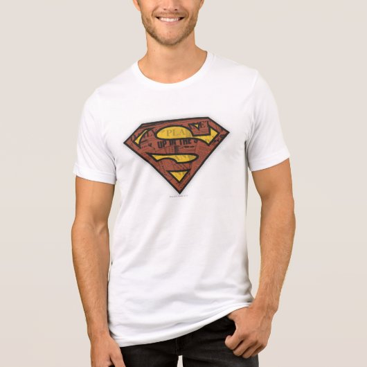 T-shirt En Tri-matière Superman S-Shield | Logo des journaux (Recto)