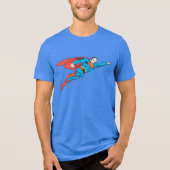 T-shirt En Tri-matière Superman volant à droite (Recto)