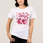 T-shirt En Tri-matière Sweet Cherry Coquette Saint Valentin T-shirt pour (Recto)
