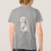 T-shirt En Tri-matière Sweet Dreams Bunny Rabbit Roses Pink Floral (Verso)