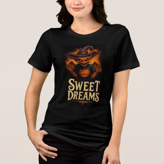 T-shirt En Tri-matière Sweet Dreams Creepy Goblin (Recto)