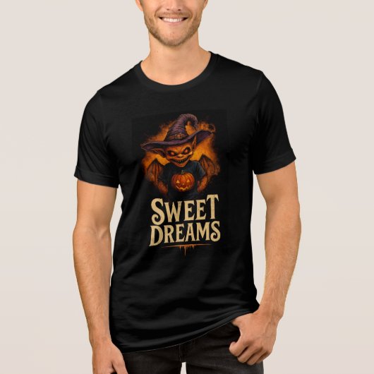 T-shirt En Tri-matière Sweet Dreams Creepy Goblin (Recto)