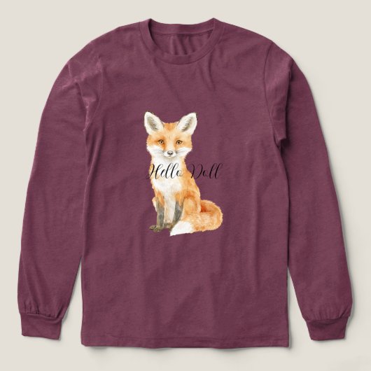 T-shirt En Tri-matière Sweet Fox (Motif devant)