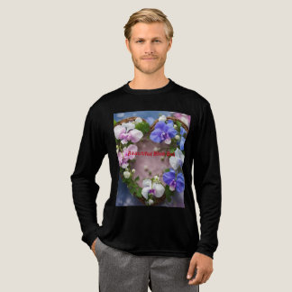 T-shirt En Tri-matière Sweetpea Heart Bloom - Tri-Blend Long Sleeve Homme