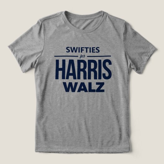 T-shirt En Tri-matière Swifties pour Harris Walz (Design Recto)