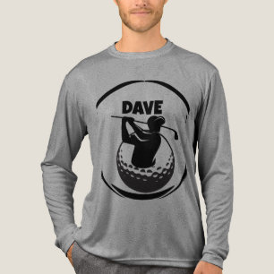 T-shirt En Tri-matière Swing de golf masculin & Balle de golf