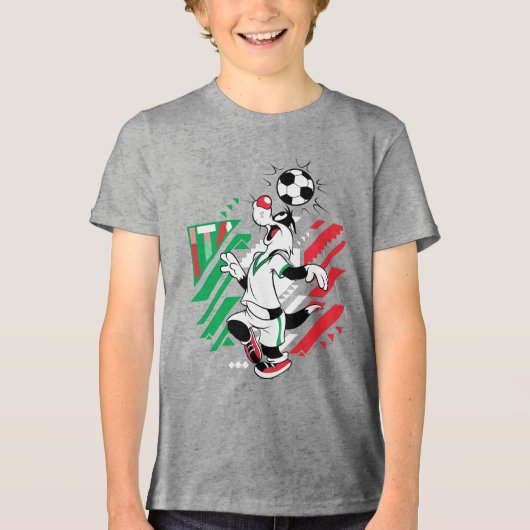 T-shirt En Tri-matière SYLVESTER™ Team Italy Soccer Graphic (Recto)