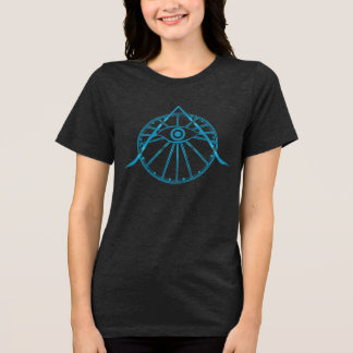 T-shirt En Tri-matière Symbole "Awaken" OEil à vue unique et géométrie sa