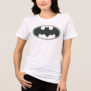 T-shirt En Tri-matière Symbole Batman Logo noir Spray
