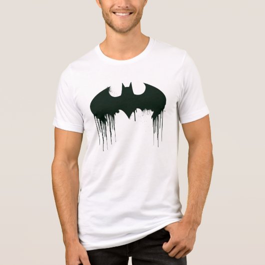 T-shirt En Tri-matière Symbole Batman | Logo Spraypaint (Recto)