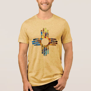 T-shirt En Tri-matière Symbole Sun Zia du Nouveau-Mexique