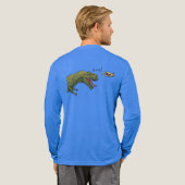 T-shirt En Tri-matière T-Rex Dinosaur Boop Tyrannosaurus Hommes (Verso complet)