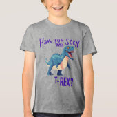 T-shirt En Tri-matière T-Rex perdu - Dino Adventure Tee (Recto)