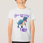 T-shirt En Tri-matière T-Rex perdu - Dino Adventure Tee (Recto)