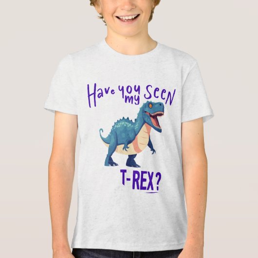 T-shirt En Tri-matière T-Rex perdu - Dino Adventure Tee (Recto)