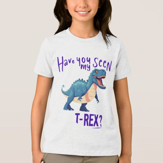 T-shirt En Tri-matière T-Rex perdu - Dino Adventure Tee (Recto)