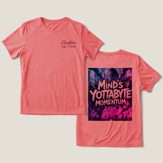 T-shirt En Tri-matière T-shirt (Design Recto & Verso)