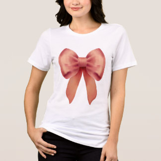 T-shirt En Tri-matière T-shirt à Cravate rouge
